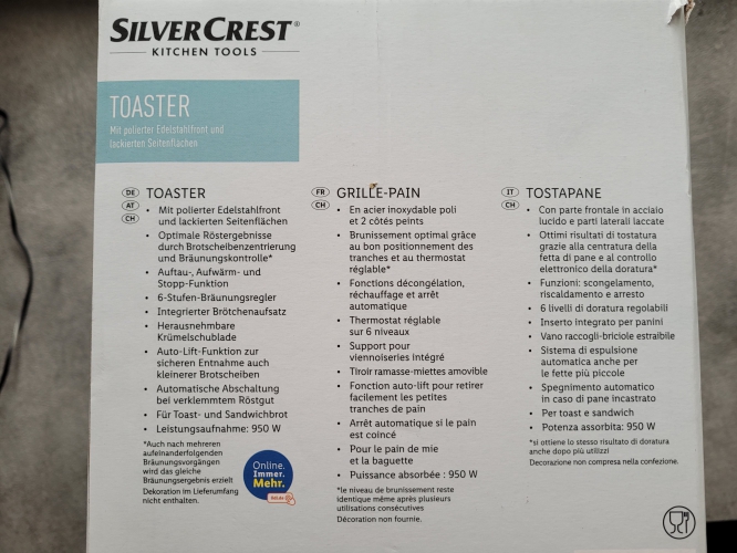 SilverCrest Broodrooster