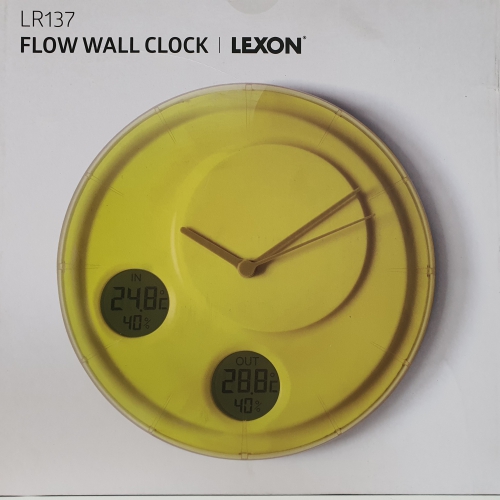 Flow wall clock LEXON