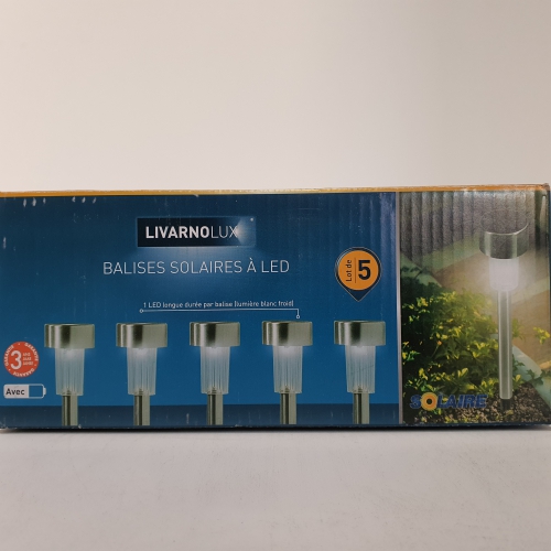 LED-SOLARLAMPEN Elegante 5 stuks