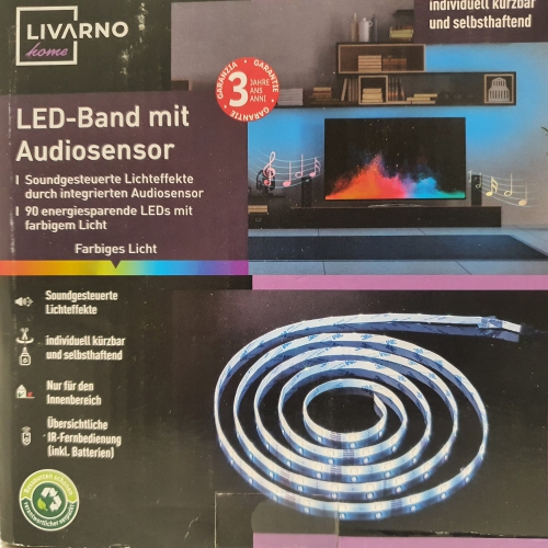 LIVARNO LED-strip met audiosensor