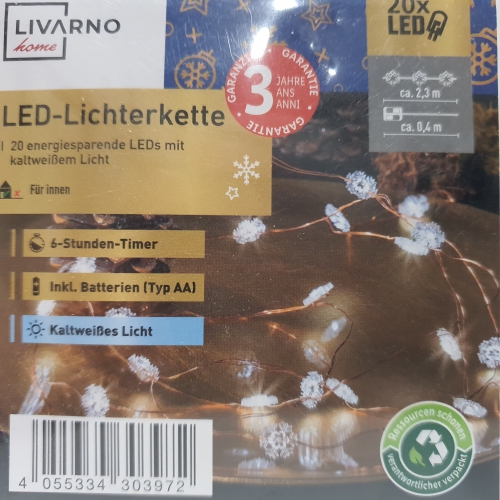 LED-verlichtingsketting 2,3 M lang